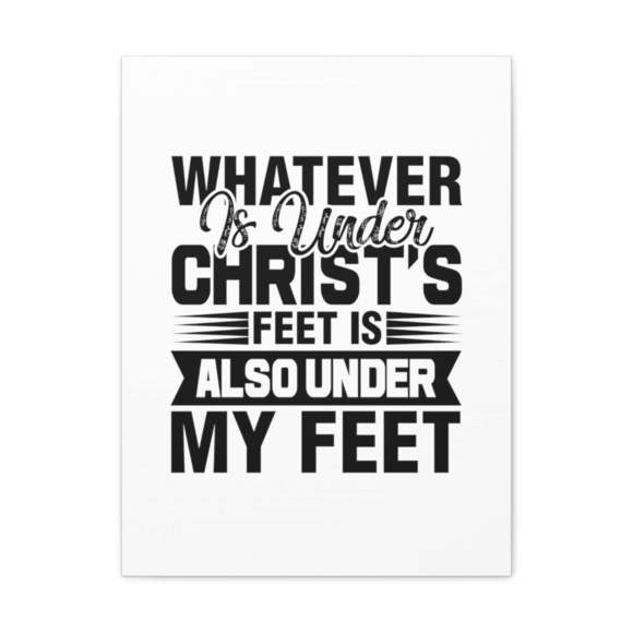 Scripture Sign Under Christ's Feet 2 Corinthians 13:5 Christian Wall Art Bible